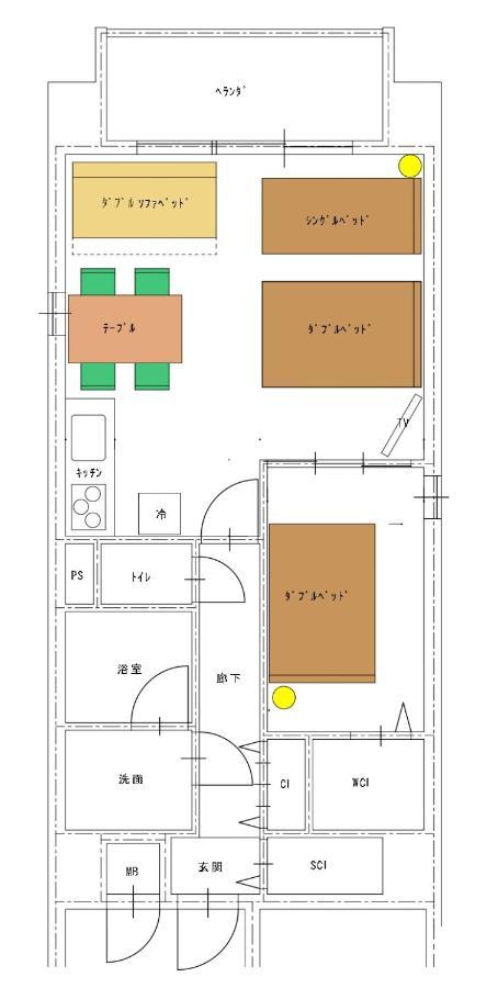 ケイアイコンホテルズ ふくしあ801 Nagoya Luaran gambar